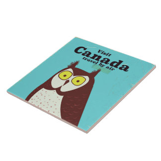 Visit the Canada Owl poster Tile