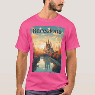 Visit The City Of Barcelona 1 T-Shirt