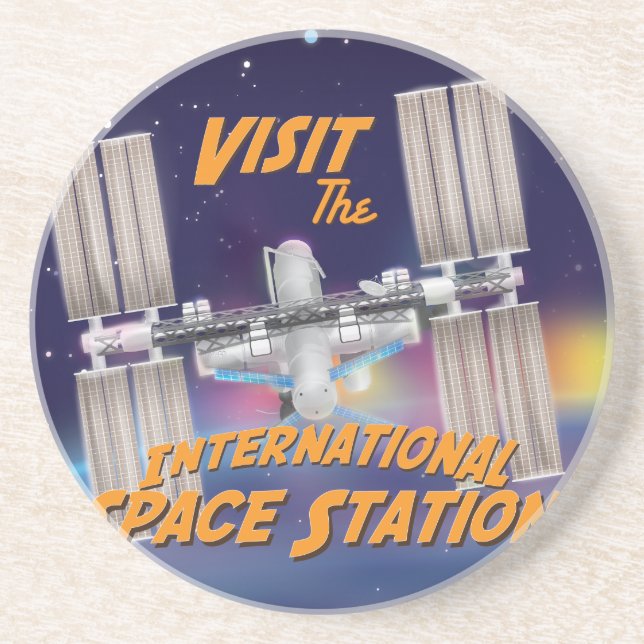 Visit the International Space Station Coaster (Front)