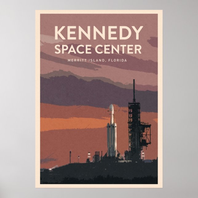 Visit the Kennedy Space Center  Poster (Front)