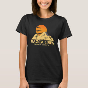 Visit the Nazca Lines Southern Peru Coordinates T-Shirt