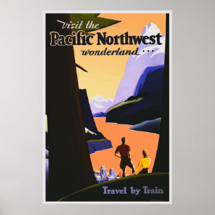 Visit the Pacific Northwest Wonderland Poster