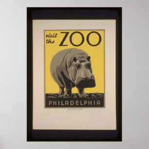 Visit The Philadelphia Zoo Poster