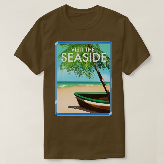 Visit the Seaside T-Shirt (Design Front)