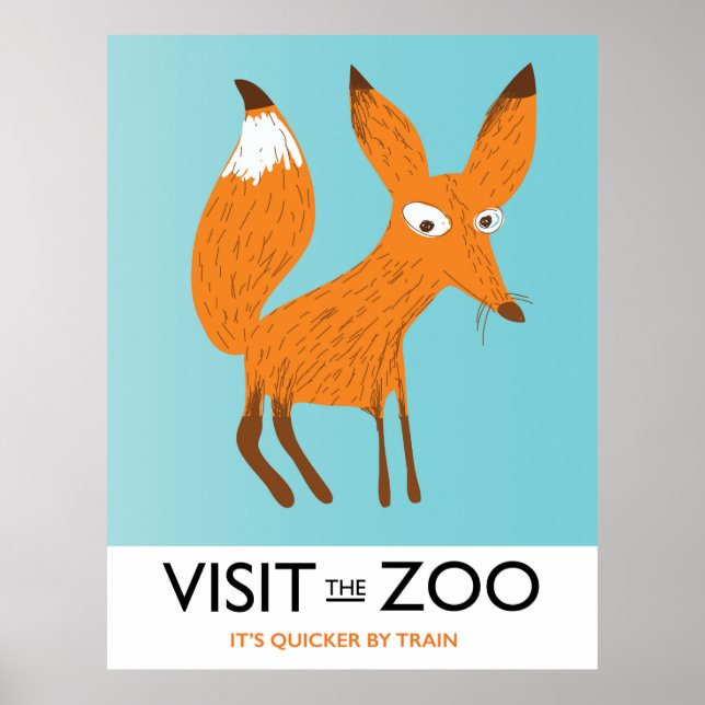 Visit the Zoo - Fox Edition Poster (Front)