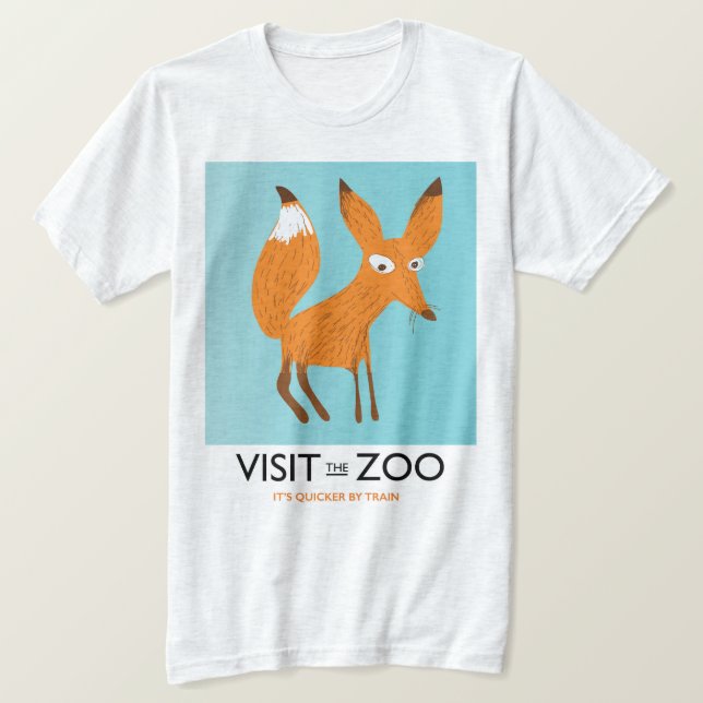 Visit the Zoo - Fox Edition T-Shirt (Design Front)