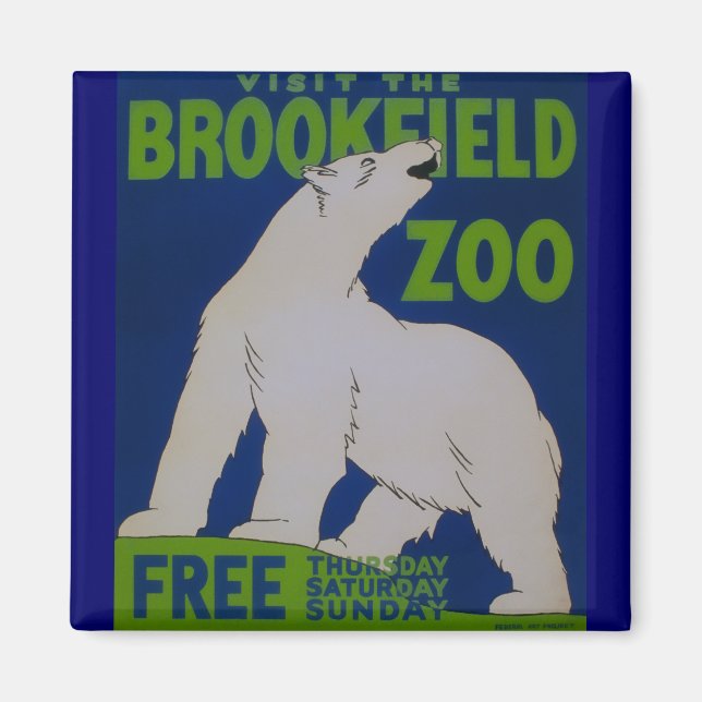 Visit The Zoo!! Magnet (Front)