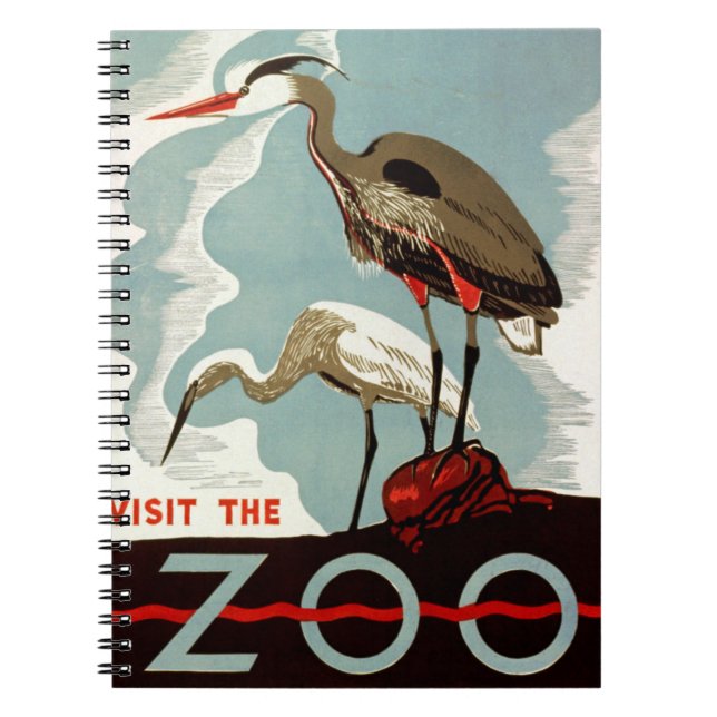 Visit the Zoo Notebook (Front)