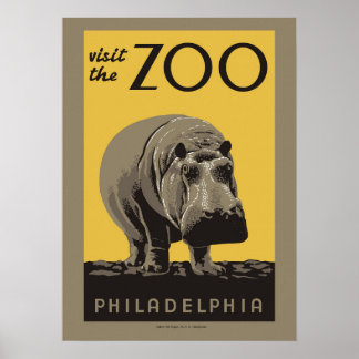 Visit The Zoo Philadelphia Poster