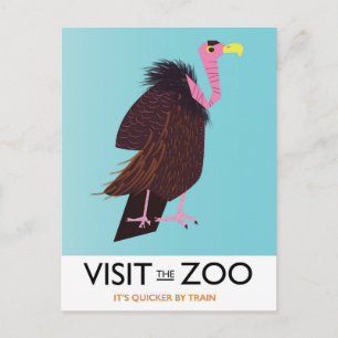 Visit the Zoo Postcard