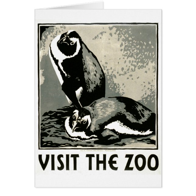 Visit the Zoo - WPA Poster - (Front)