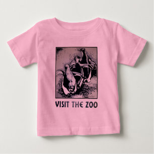 Visit the Zoo - WPA Poster - Baby T-Shirt