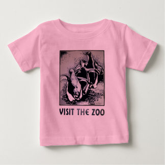 Visit the Zoo - WPA Poster - Baby T-Shirt
