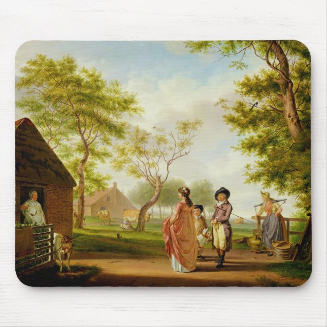 Visit to the Country Dairy Mouse Mat (Front)