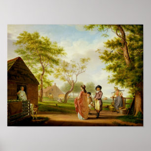 Visit to the Country Dairy Poster