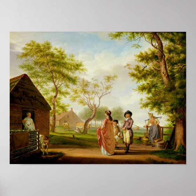 Visit to the Country Dairy Poster (Front)