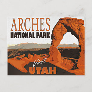 Visit Utah, Arches National Park, Postcard