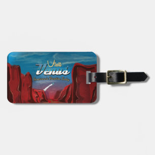 Visit Venus Vintage Poster Luggage Tag