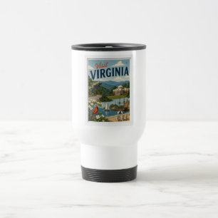 Visit Virginia Travel Vintage Mug