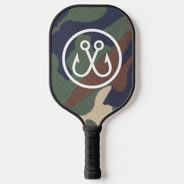 Visit Welaka Camo Pickleball Paddle (Front)