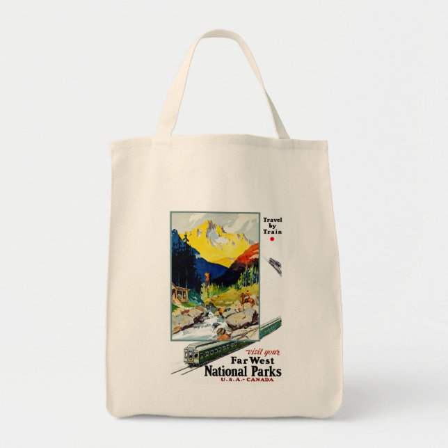 Visit Your Far West National Parks Tote Bag (Front)