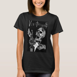 Visitations Comic Book Women's Singing Skull T-Shirt