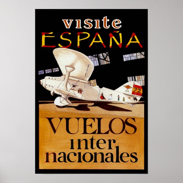 Visite Espana ~ Vuelos Internacionales Poster (Front)