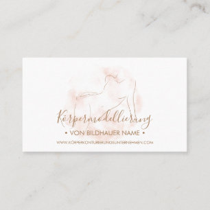 Visitenkarte für Body Sculpting Konturierung Spa Business Card