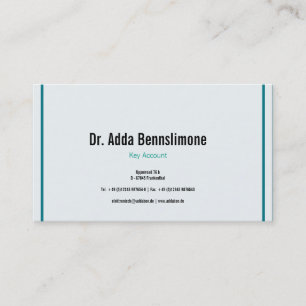 Visitenkarte Lines Business Card