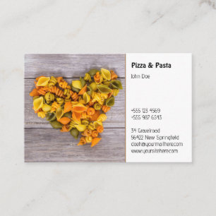 Visitenkarte Pizza & Pasta 1 Business Card