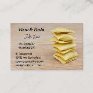 Visitenkarte Pizza & Pasta Design 3 Business Card
