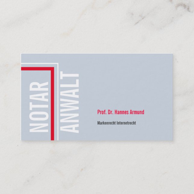 Visitenkarten Frischer Luxus Business Card (Back)