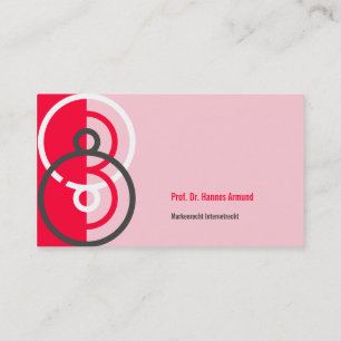 Visitenkarten Frischer Luxus Business Card