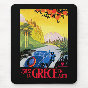 Visitez La Grece en Auto Mouse Mat