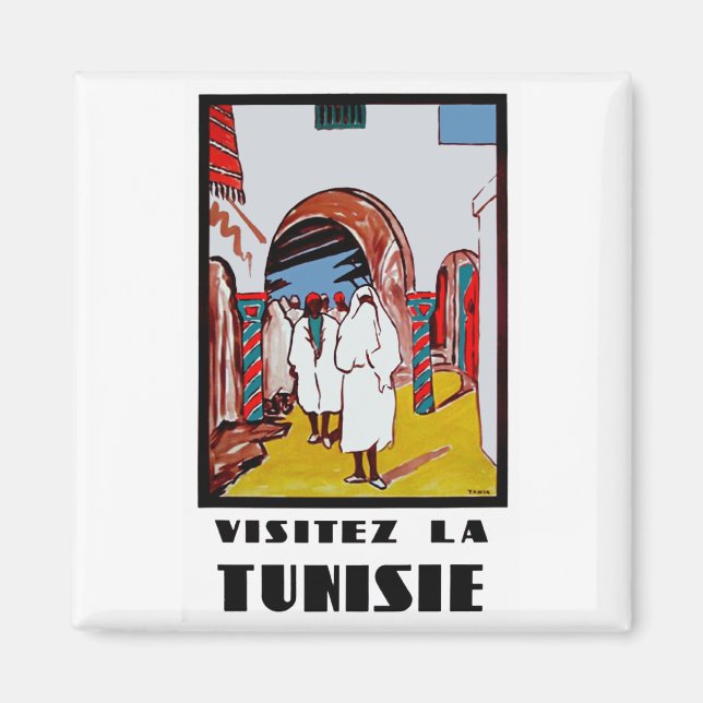 Visitez La Tunisie Magnet (Front)