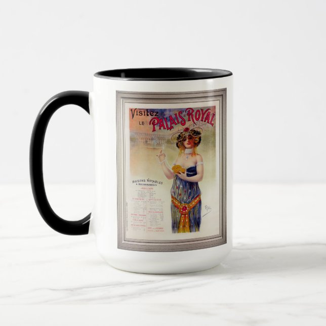 Visitez Le Palais Royal by Jean de Paleologue Mug (Left)