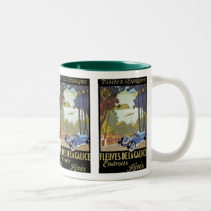Visitez l'Espagne ( Visit Spain) Two-Tone Coffee Mug