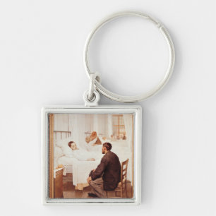 Visiting Day at the Hospital, 1889 Key Ring