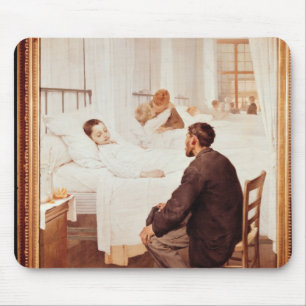 Visiting Day at the Hospital, 1889 Mouse Mat