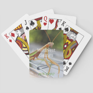 Visiting Mantis Customisable Playing Cards