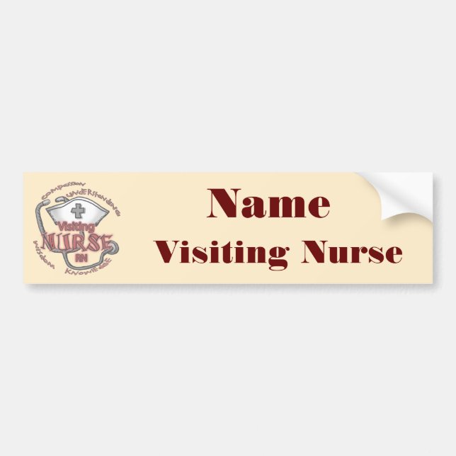 Visiting Nurse Axiom Bumper Sticker (Front)