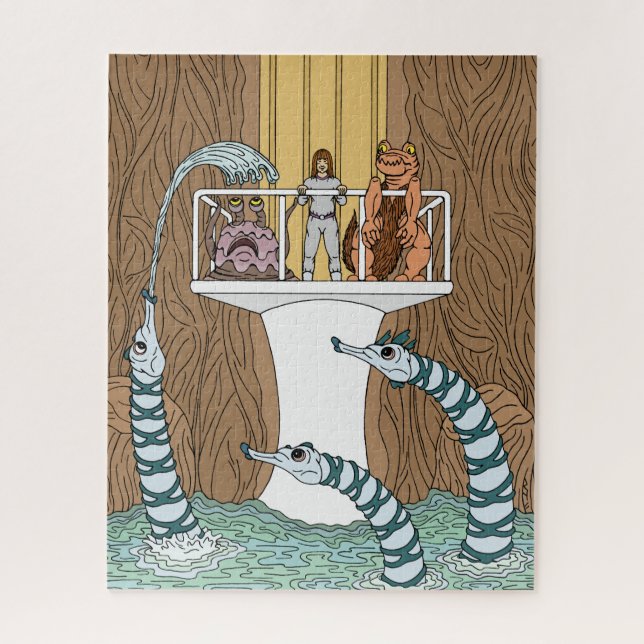 Visiting the Pool of the Piptrixons Jigsaw Puzzle (Vertical)