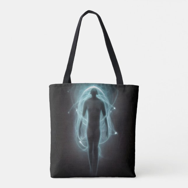 Visitor from another dimension tote bag (Back)