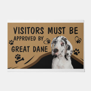 Visitor Must Be Approved By Great Dane Doormat