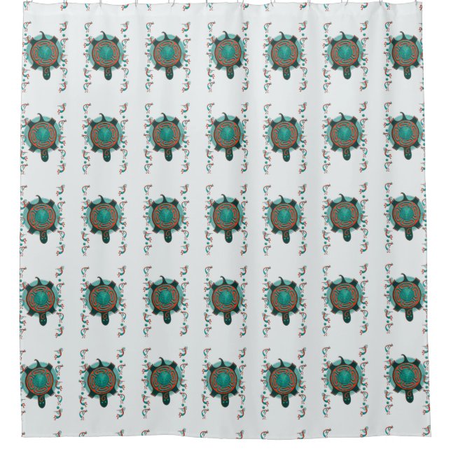 Visitors Anasazi Shower Curtain (Front)
