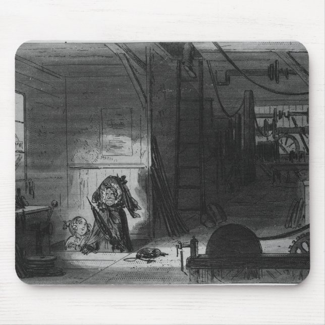 Visitors at the Works Mouse Mat (Front)