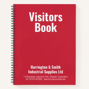 Visitors Book for Businesses