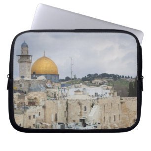 Visitors, Western Wall Plaza & Dome of the Rock Laptop Sleeve
