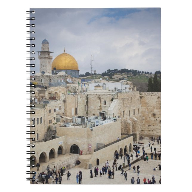 Visitors, Western Wall Plaza & Dome of the Rock Notebook (Front)