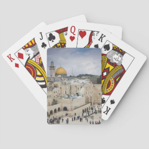 Visitors, Western Wall Plaza & Dome of the Rock Playing Cards